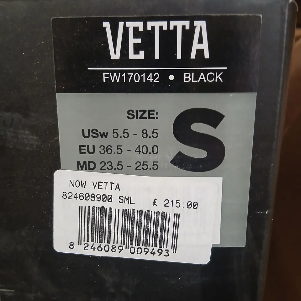 NOW BINDINGS – VETTA BLACK, SIZE SMALL (US WOMEN'S 5.5–8.5)