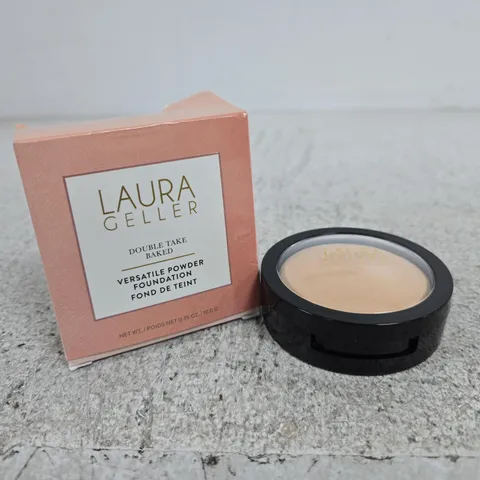 LAURA GELLER DOUBLE TAKE BAKED VERSATILE POWDER FOUNDATION