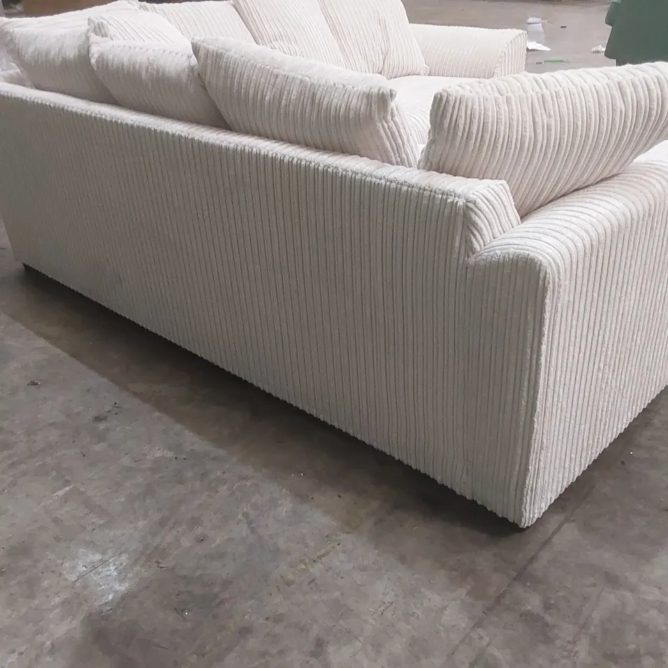 QUALITY DESIGNER AJO 4 SEATER CORD SOFA