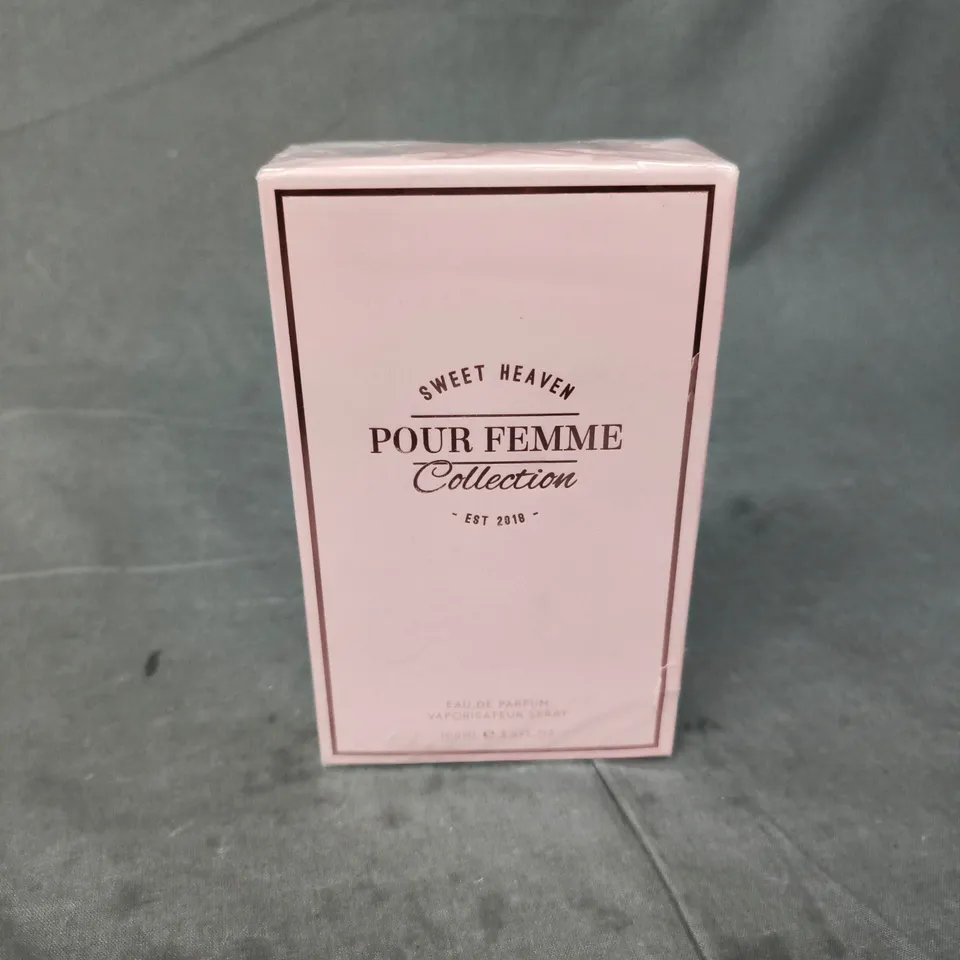 BOXED AND SEALED SWEET HEAVEN POUR FEMME COLLECTION EAU DE PARFUM (100ML)