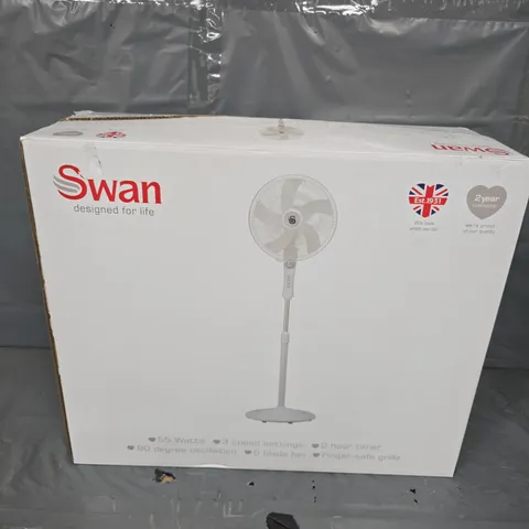 SWAN FREESTANDING STAND FAN - WHITE