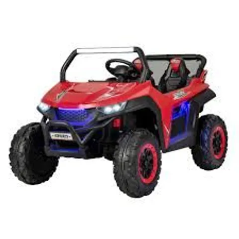 BOXED 12V KIDS RIDE ON UTV 2-SEATER ELECTRIC CAR WITH REMOTE CONTROL -PINK-