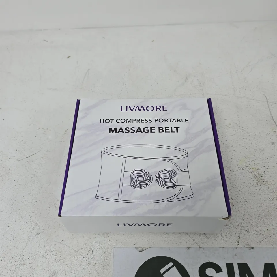 LIVMORE HOT COMPRESS PORTABLE MASSAGE BELT