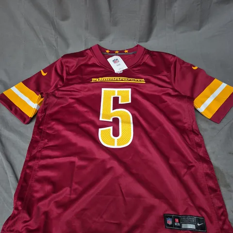 NIKE NFL JERSEY IN DEEP RED/YELLOW SIZE M