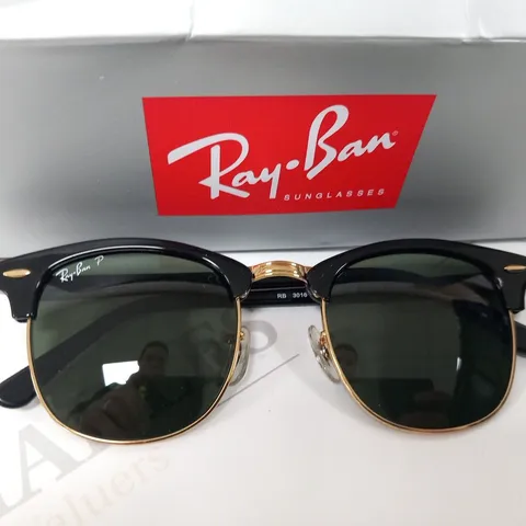 BOXED RAYBAN RB 3016 CLUBMASTER SUNGLASSES