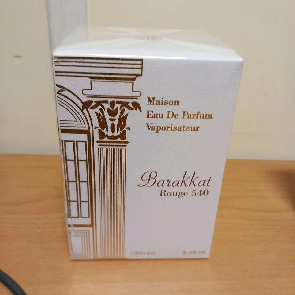 BOXED MAISON BARAKKAT ROUGE 540 PERFUME EAU DE PARFUM 100ML
