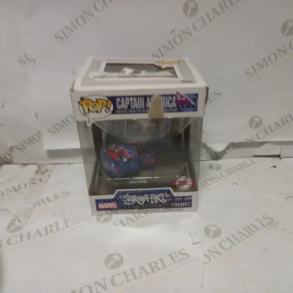 POP MARVEL 752 STREETART DELUXE CAPTAIN AMERICA 