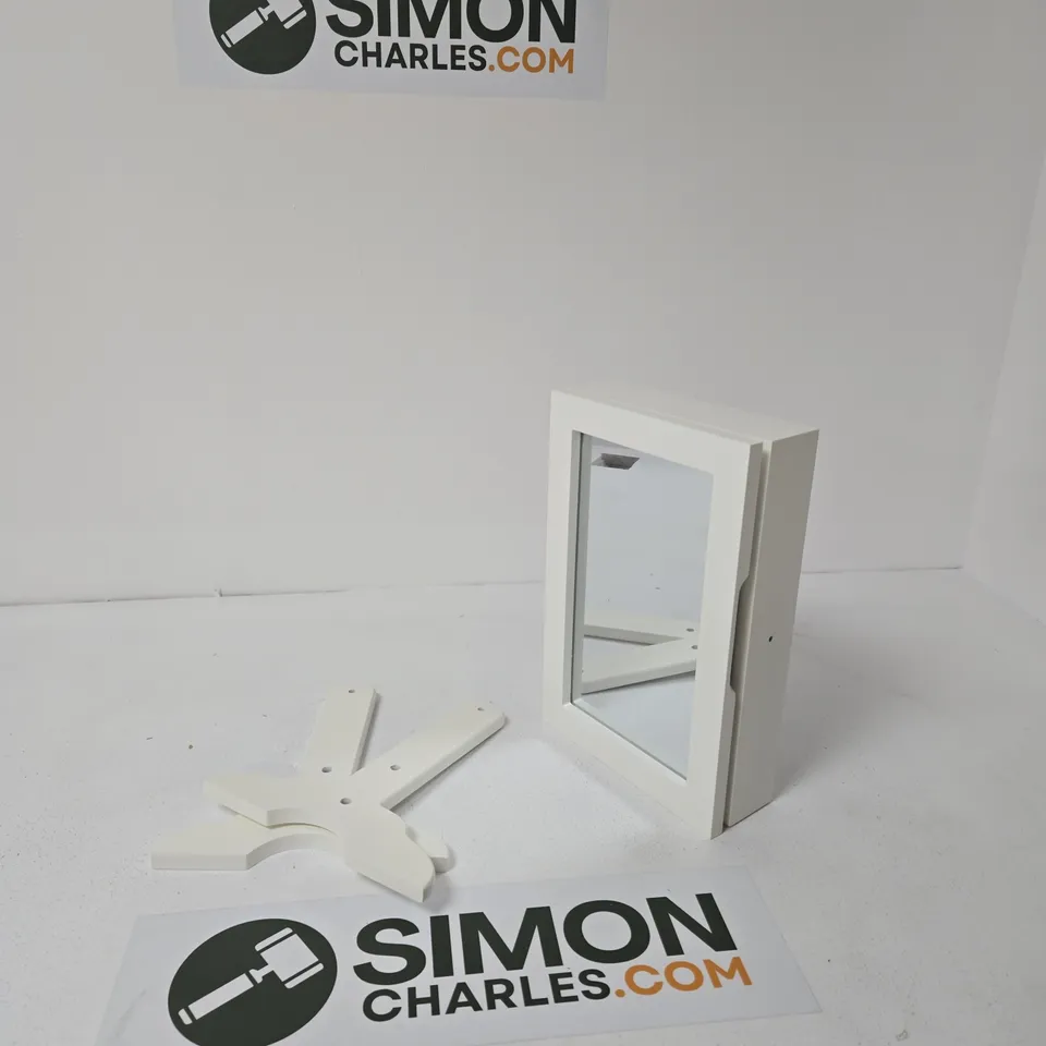 PORTABLE JEWELLERY CABINET WITH STANDING MIRROR