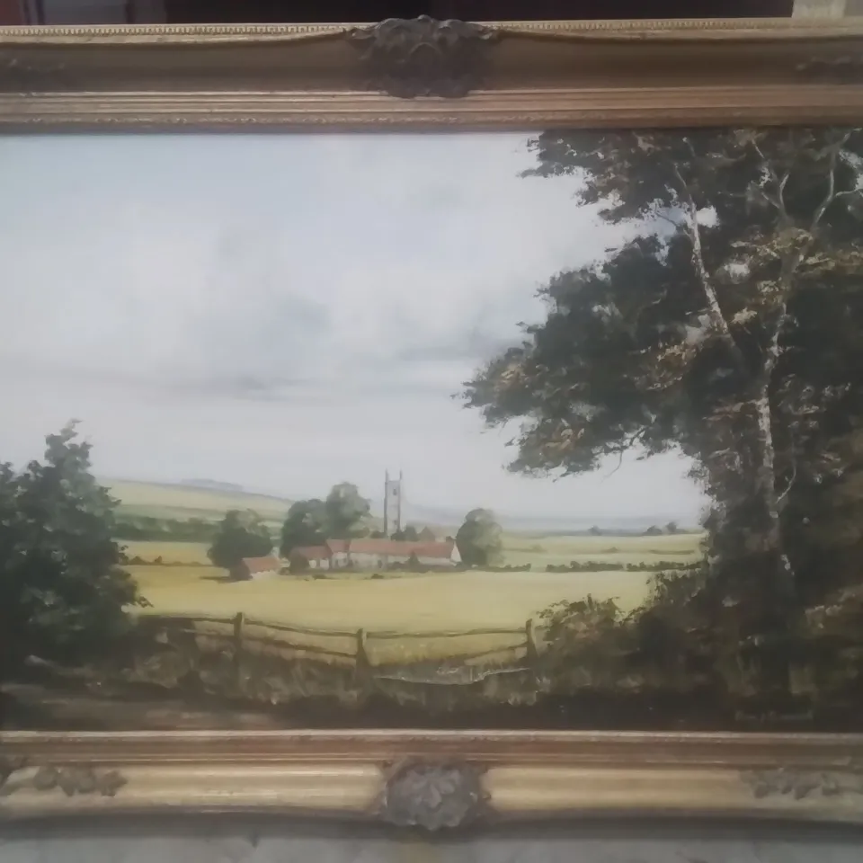 ANTIQUE FRAMED OIL PAINTING 
