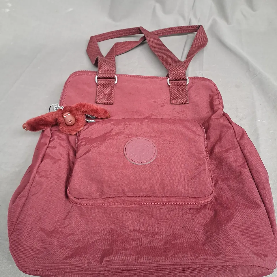 KIPLING CRAVALA TOTE BAG IN MAROON
