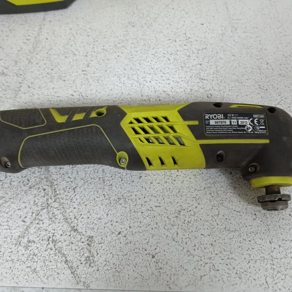 RYOBI CORDLESS MULTI-TOOL WITH BATTERY & CHARGER - RMT1201