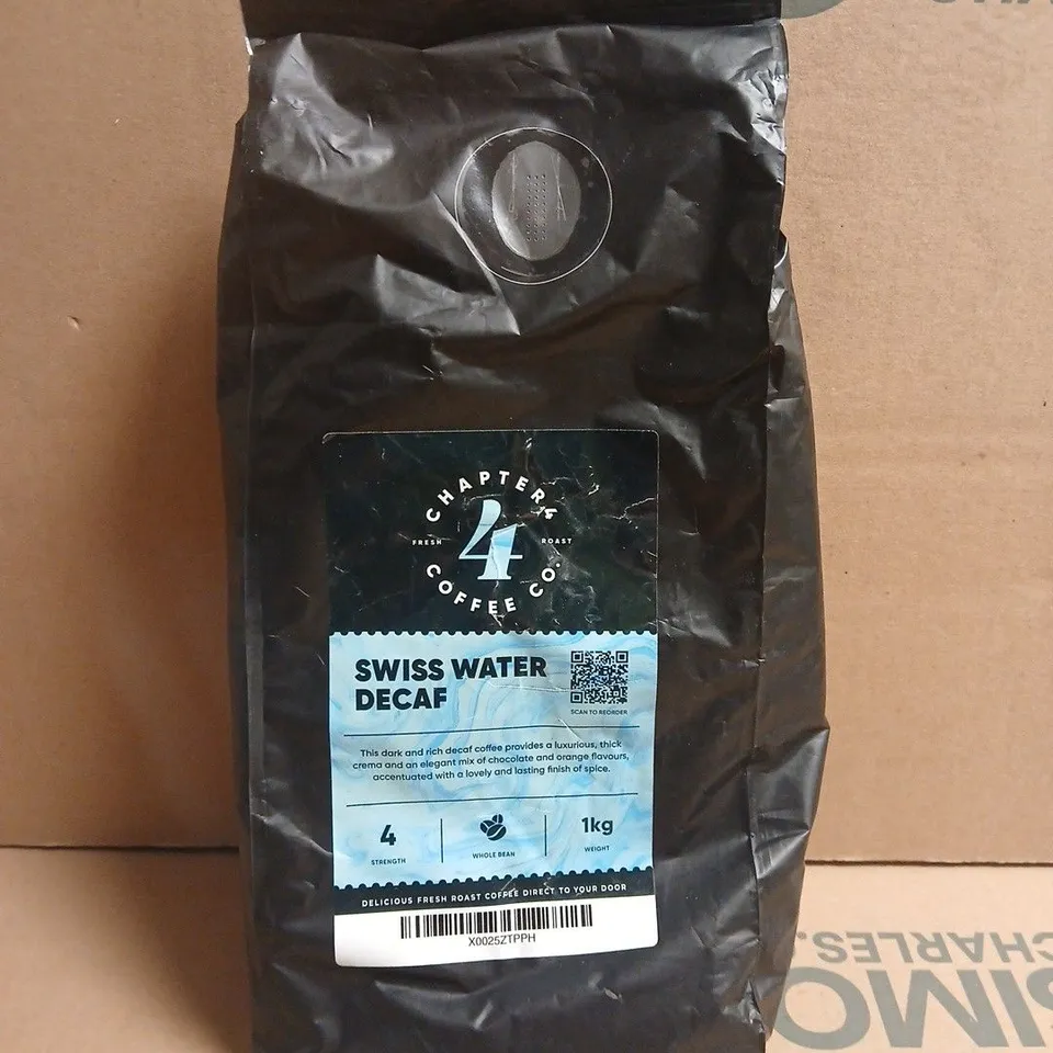 CHAPTER 4 COFFEE - SWISS WATER DECAF WHOLE BEAN ROAST COFFEE