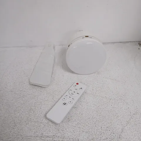 ROUND LED CEILING LIGHT/FAN WITH REMOTE CONTROL