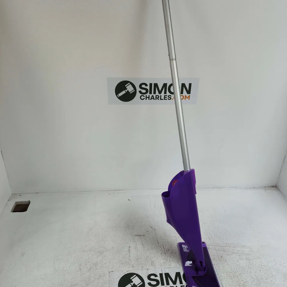 FLASH MOP WITH PURPLE HEAD AND ALUMINIUM HANDLE