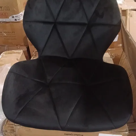 BOXED SET OF 2 VELVET DINING CHAIRS