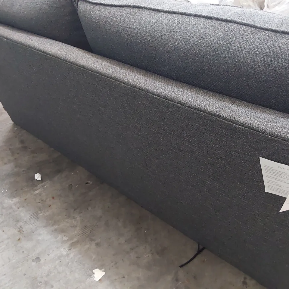 DESIGNER 2.5 SEATER SOFA GREY FABRIC