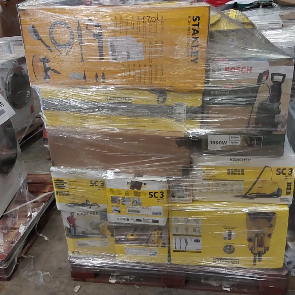 PALLET OF APPROXIMATELY 28 UNPROCESSED RAW RETURN HOUSEHOLD AND ELECTRICAL GOODS TO INCLUDE;