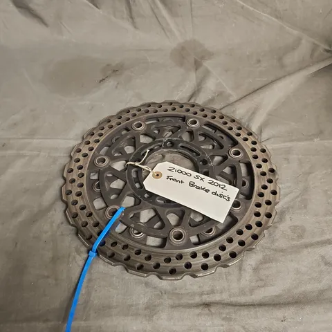 PAIR OF FRONT BRAKE DISCS 