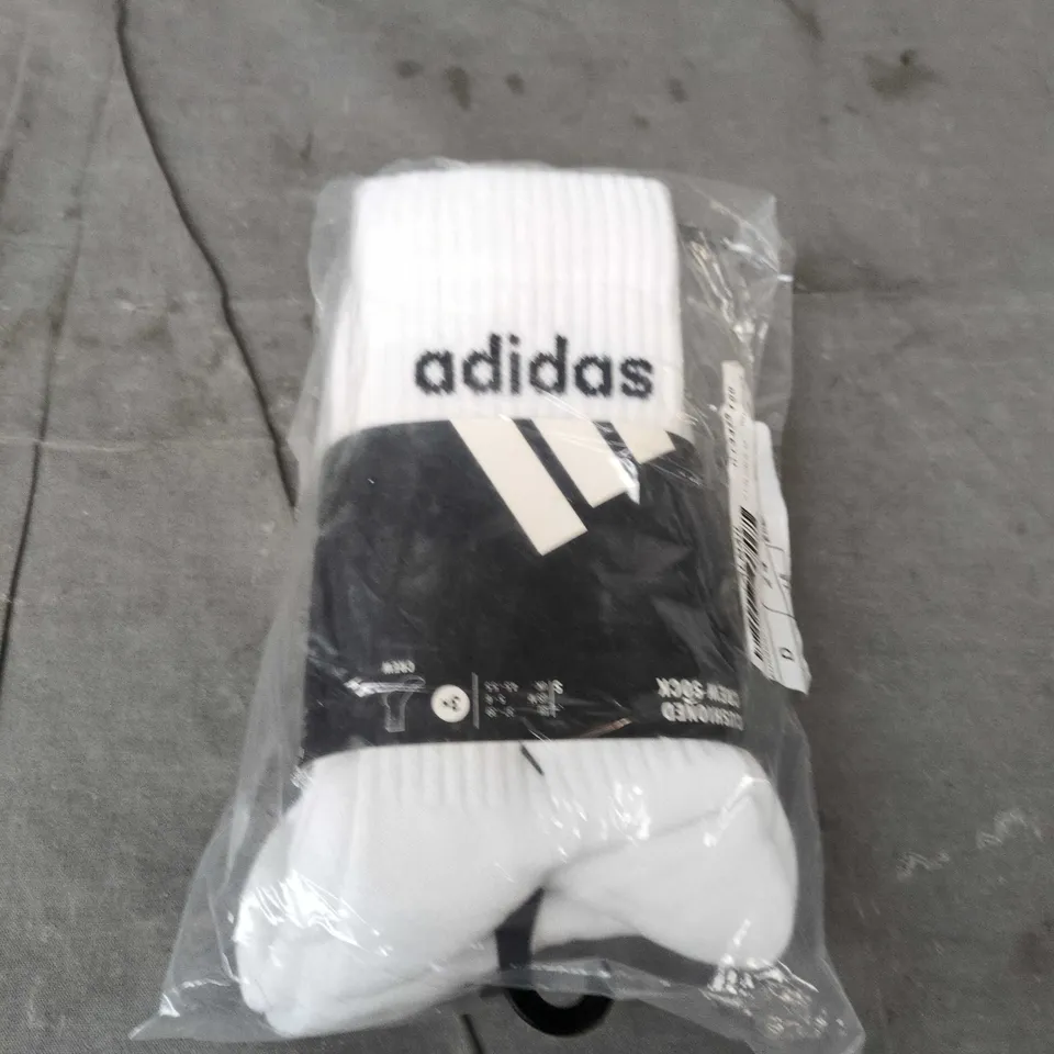 ADIDAS SOCKS - X3 - SIZE 4.5/5.5