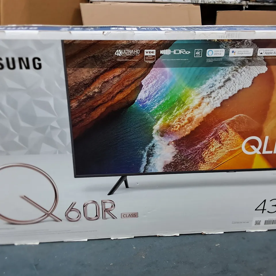 SAMSUNG QE43Q60R 43 INCH 4K ULTRA HD HDR SMART QLED TV