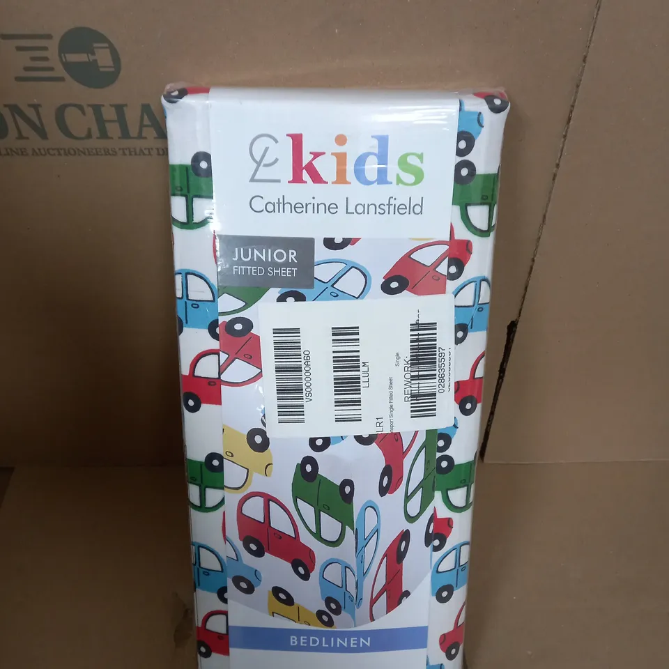 CATHERINE LANSFIELD KIDS SINGLE FITTED SHEET 