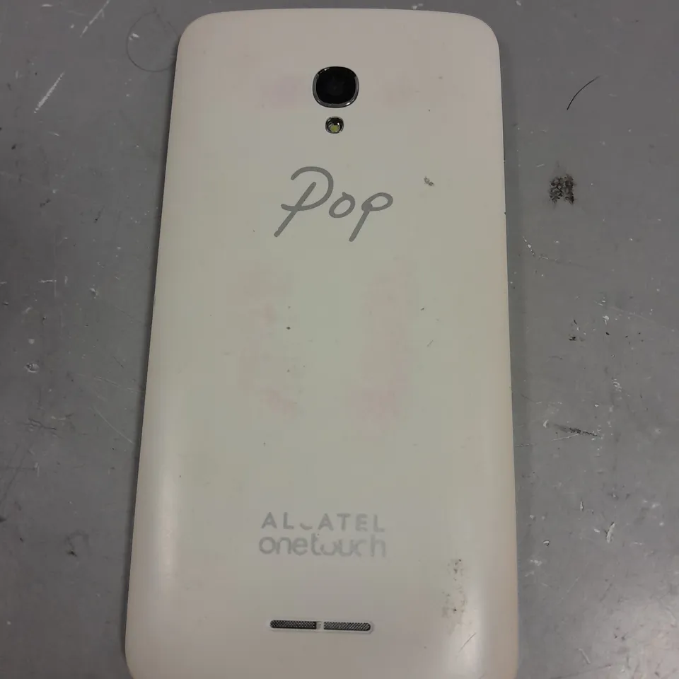 ALCATEL ONETOUCH POP MOBILE PHONE IN WHITE