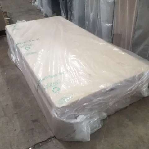 BAGGED BEDMASTER 3FT SINGLE END OTTOMAN DIVAN BASE  - 1 DRAWER - CHATEAU GREY 