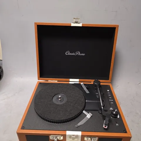 BOXED CLASSIC PHONO BY LENCO TURNTABLE WITH BLUETOOTH RECEPTION TT-120BNWH