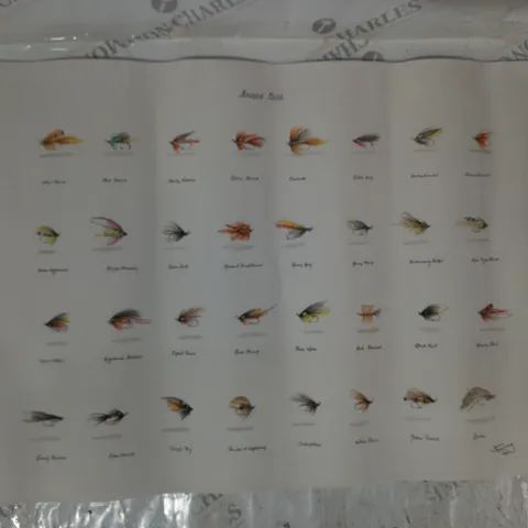 SIGNED LIMITED EDITION (21/25) SALMON FLIES ART PRINT