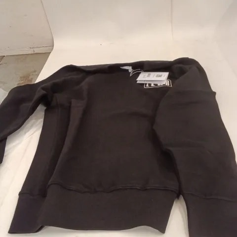 BOX TO CONTAIN BRASS MONKEY - BLACK SWEATS - SIZE S APPROXIMATELY 15