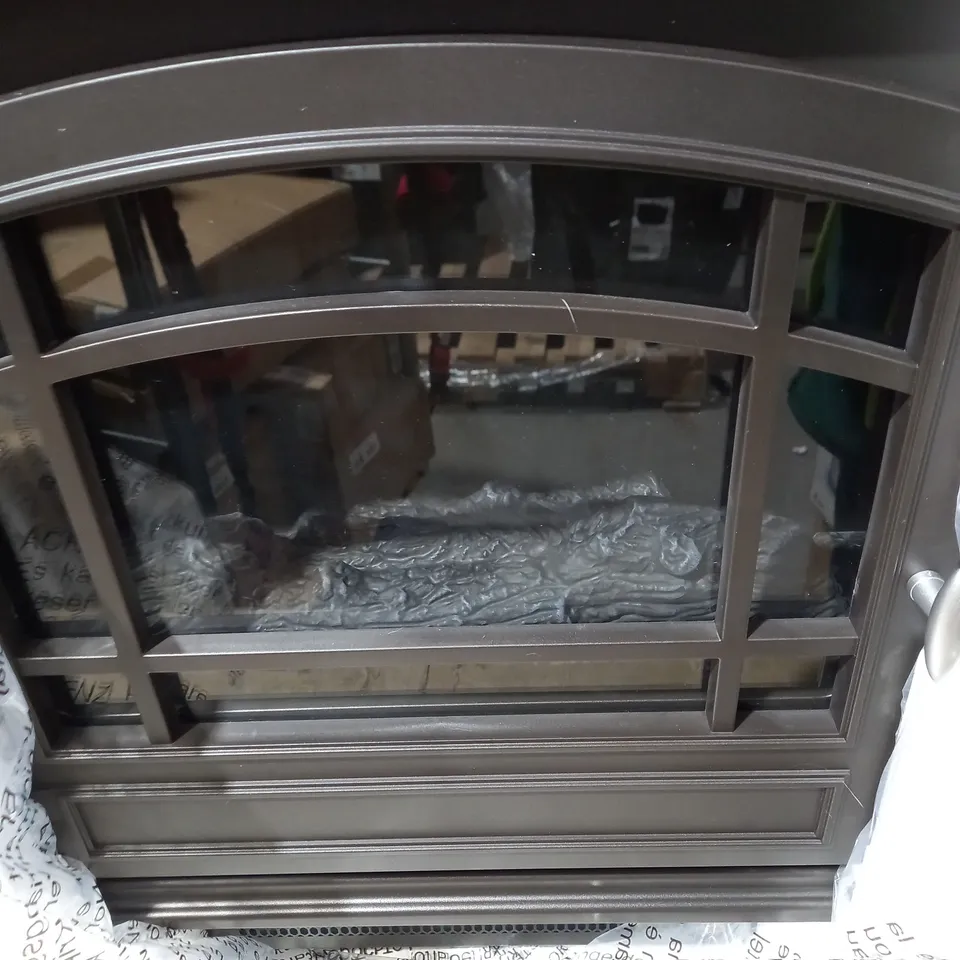 WARMLITE WINGHAM 2000W GREY ELECTRIC STOVE HEATER  