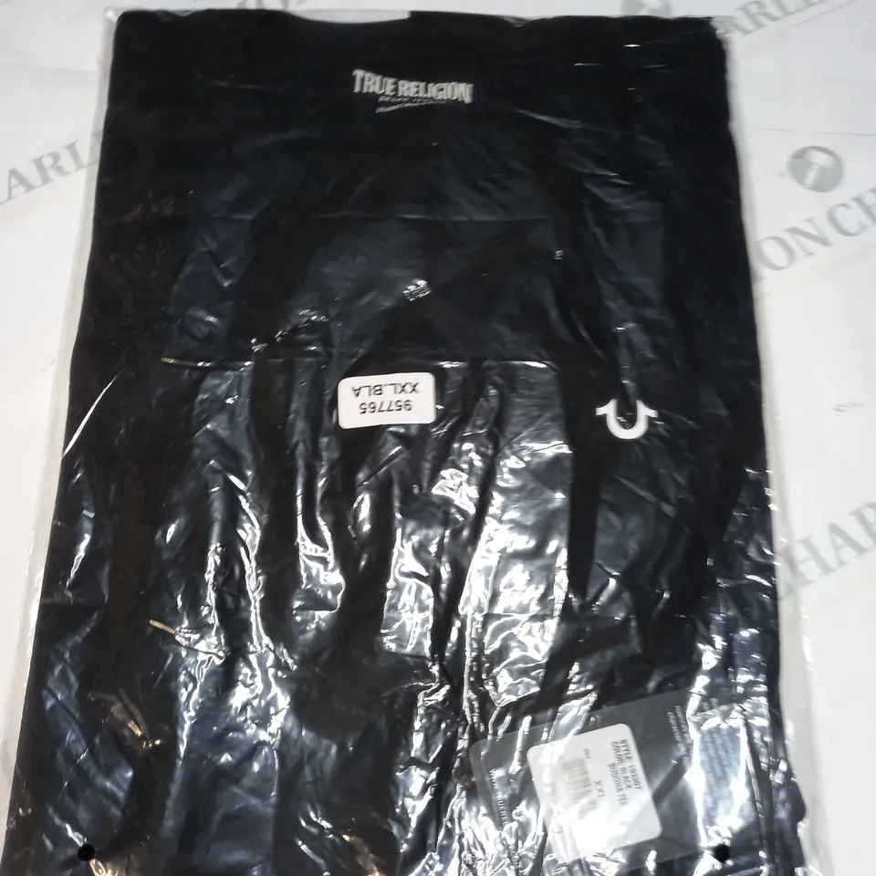 BAGGED TRUE RELIGION LOGO T-SHIRT SIZE XXL