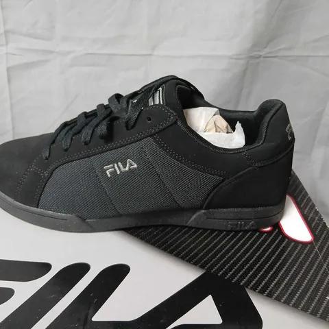 FILA BLACK MEN'S SNEAKERS, SIZE 9 – LOW-TOP TRAINERS