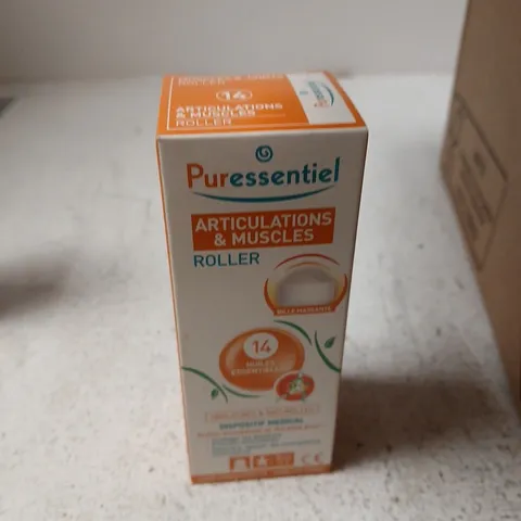 BOX OF APPROXIMATELY 30 ASSORTED COSMETIC ITEMS INCLUDING GARNIER VITAMIN C CREAM , PURESSENTIEL SPRAY AND PURESSENTIAL ROLLER