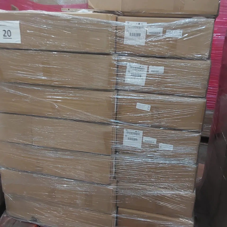PALLET CONTAINING A LARGE QUANTITY OF FITYOU TV CABINET PARTS