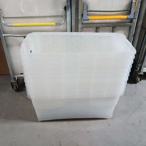 APPROX 10 REALLY USEFUL STORAGE BOXES 