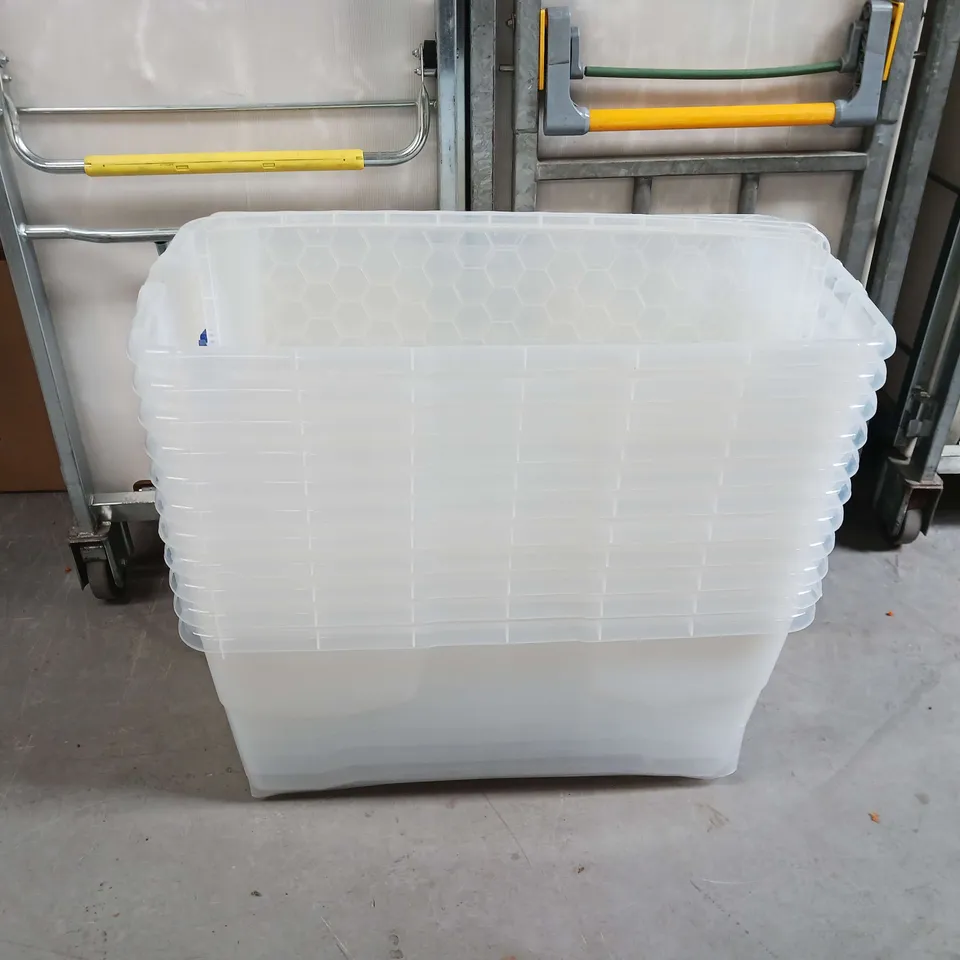 APPROX 10 REALLY USEFUL STORAGE BOXES 