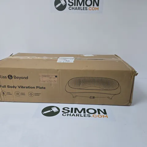 BLISS & BEYOND FULL BODY VIBRATION PLATE – BOXED