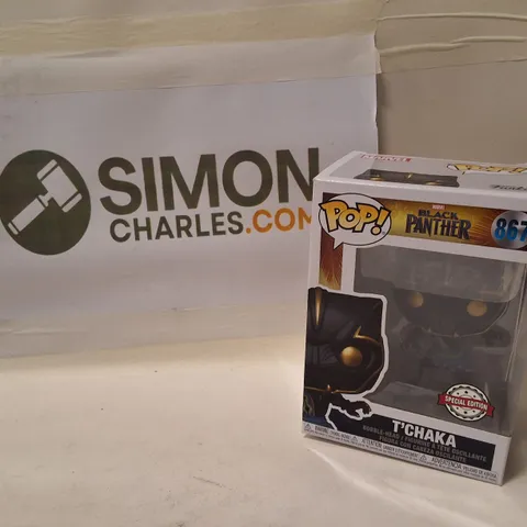 FUNKO POP! MARVEL BLACK PANTHER – T'CHAKA SPECIAL EDITION, IN BOX