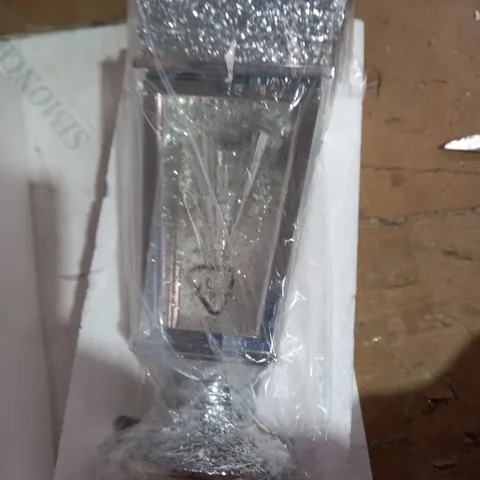 JULIEN MACDONALD FLAMELESS SWIRLING GLITTER CHRISTMAS TREE CANDLE HOLDER