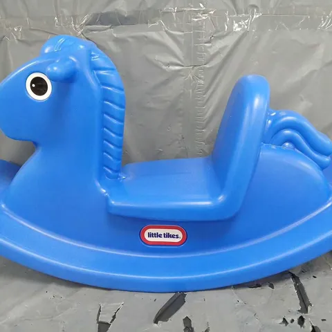 BOXED LITTLE TIKES ROCKING HORSE - BLUE
