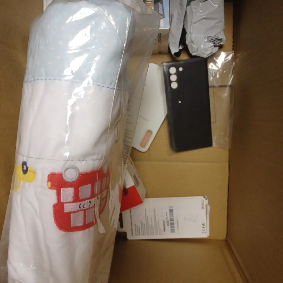 APPROXIMATELY 10 ASSORTED ELECTRICAL PRODUCTS TO INCLUDE DEVOLO HOME CONTROL DEVICE, OTTER BOX PROTECTIVE TABLET CASE, BLUETOOTH SMART LED BULB ETC 