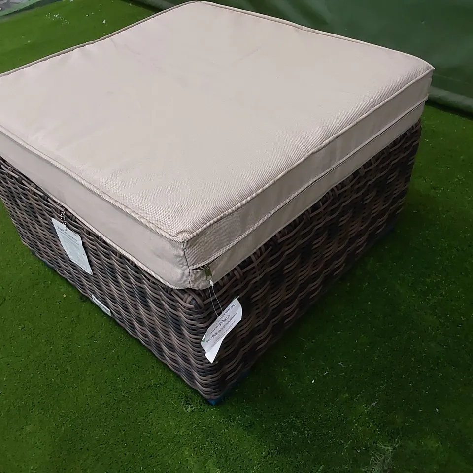 DESIGNER GARDEN/PATIO STOOL WITH CUSHION
