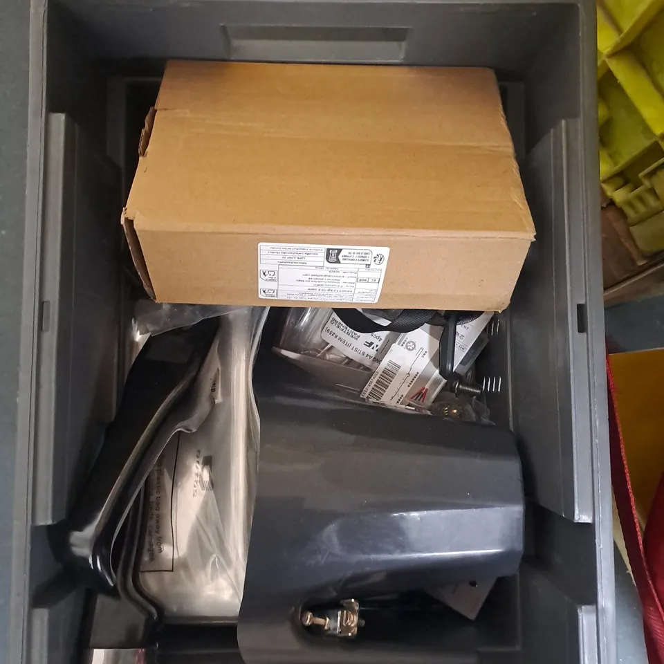 APPROXIMATELY 15 HOUSEHOLD ITEMS TO INCLUDE DEXTER MAT CUTTER, CAT TEASING TOY AND TAURUS CRYSTALS