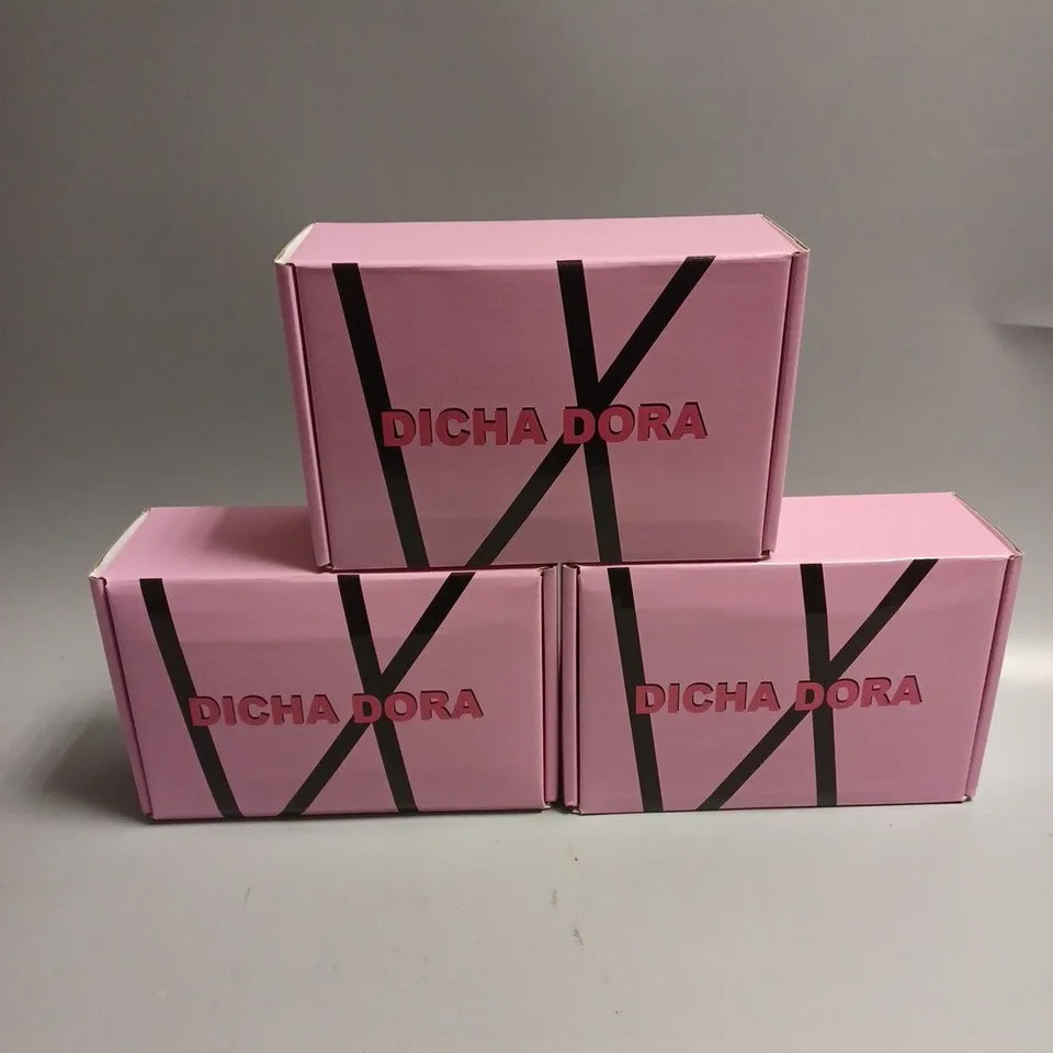 3 X BRAND NEW BOXED DICHA DORA ELECTRIC EYELASH CURLERS & ACCESSORIES 