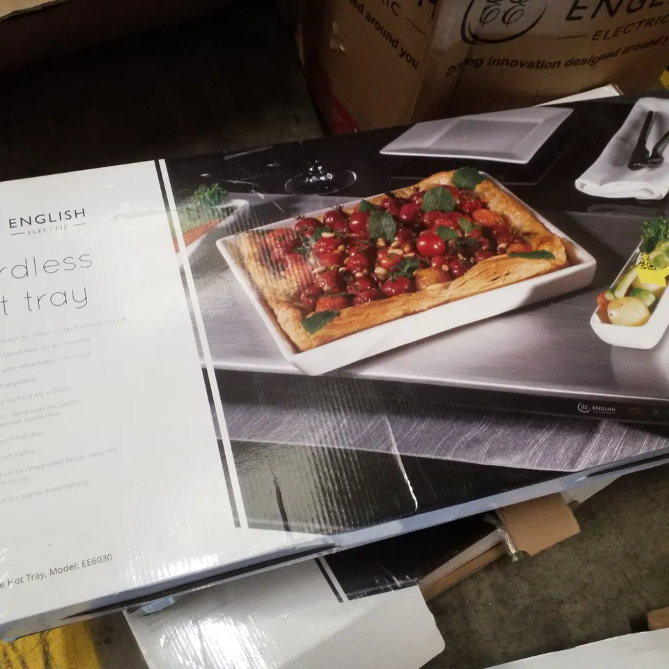 BOXED ENGLISH ELECTRIC LARGE HOT TRAY EE6030