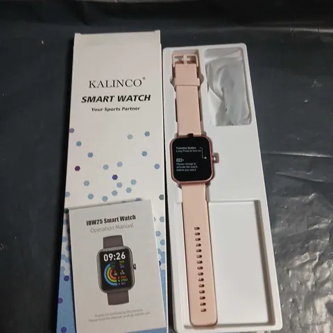 KALINCO IDW25 SMART WATCH – PINK STRAP (BOXED)