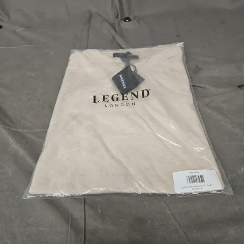 LEGEND LONDON MUSCLE FIT T SHIRT FOG XL