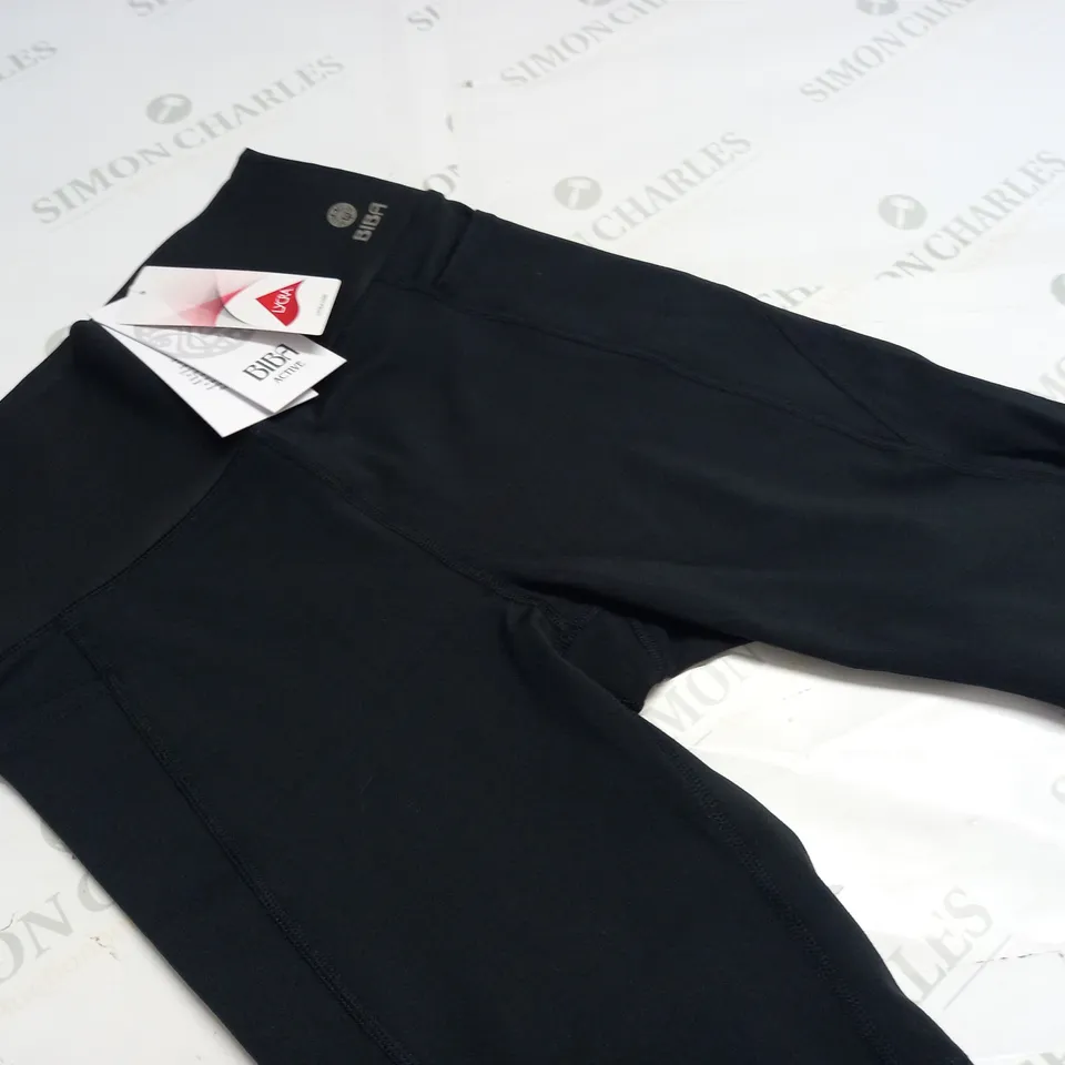 BIBA ACTIVE 9" SHORTS IN BLACK - 8 (XS)