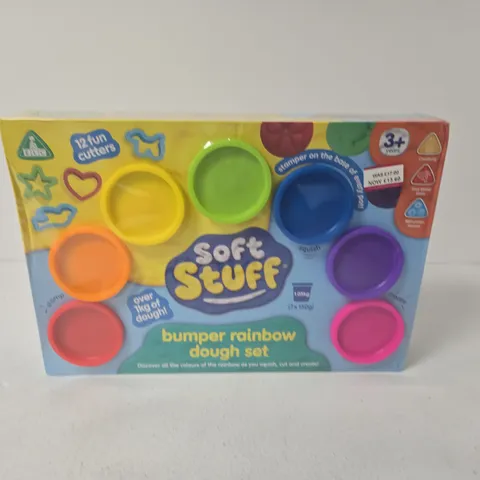SOFT STUFF BUMPER RAINBOW DOUGH SET – AGES 3+